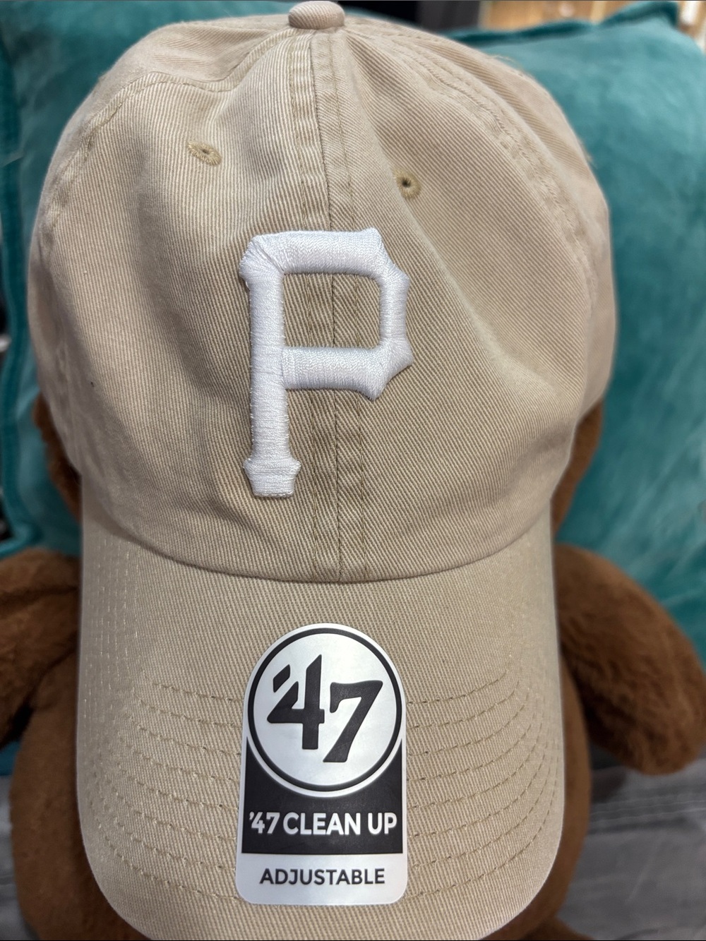 Pittsburgh Pirates ’47 Clean Up Adjustable Hat Beige – New With Tags